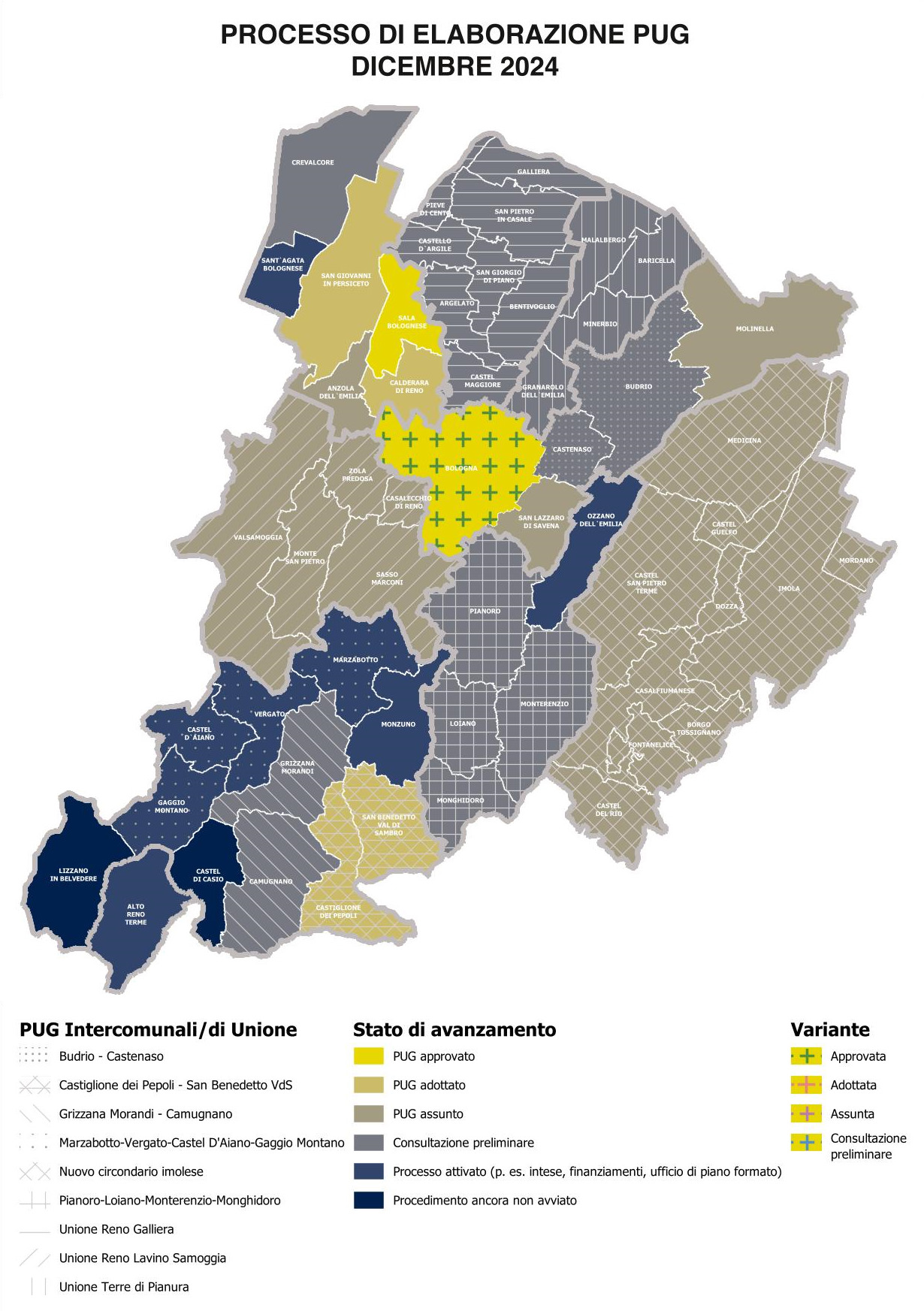 processo di elaborazione dei PUG