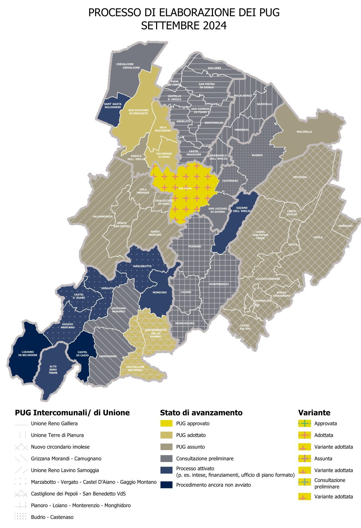 processo di elaborazione dei PUG