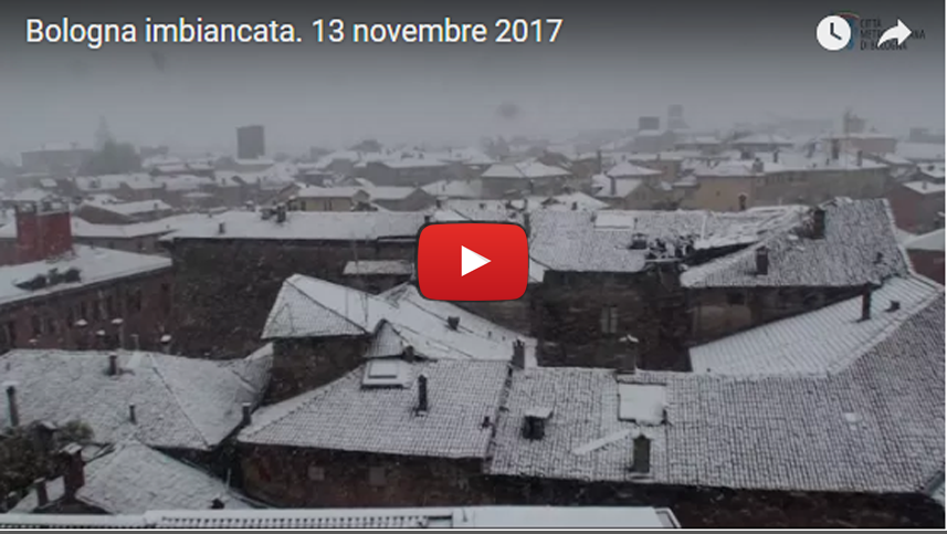 Bologna imbiancata. 13 novembre 2017