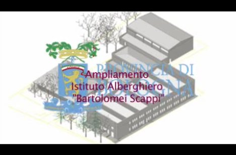 I lavori all'Istituto alberghiero "Bartolomeo Scappi" di Casalecchio