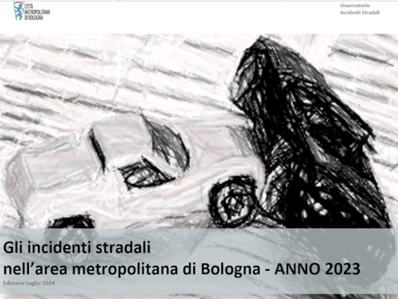 ll report 2023 sull'incidentalità stradale nella città metropolitana di Bologna: in leggera diminuzione gli incidenti, oltre 4mila, in aumento i morti ma non nel capoluogo