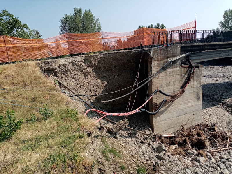 Strade, riapre il ponte della SP 27 "Valle del Samoggia" a Savigno