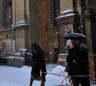 Neve a palazzo Malvezzi