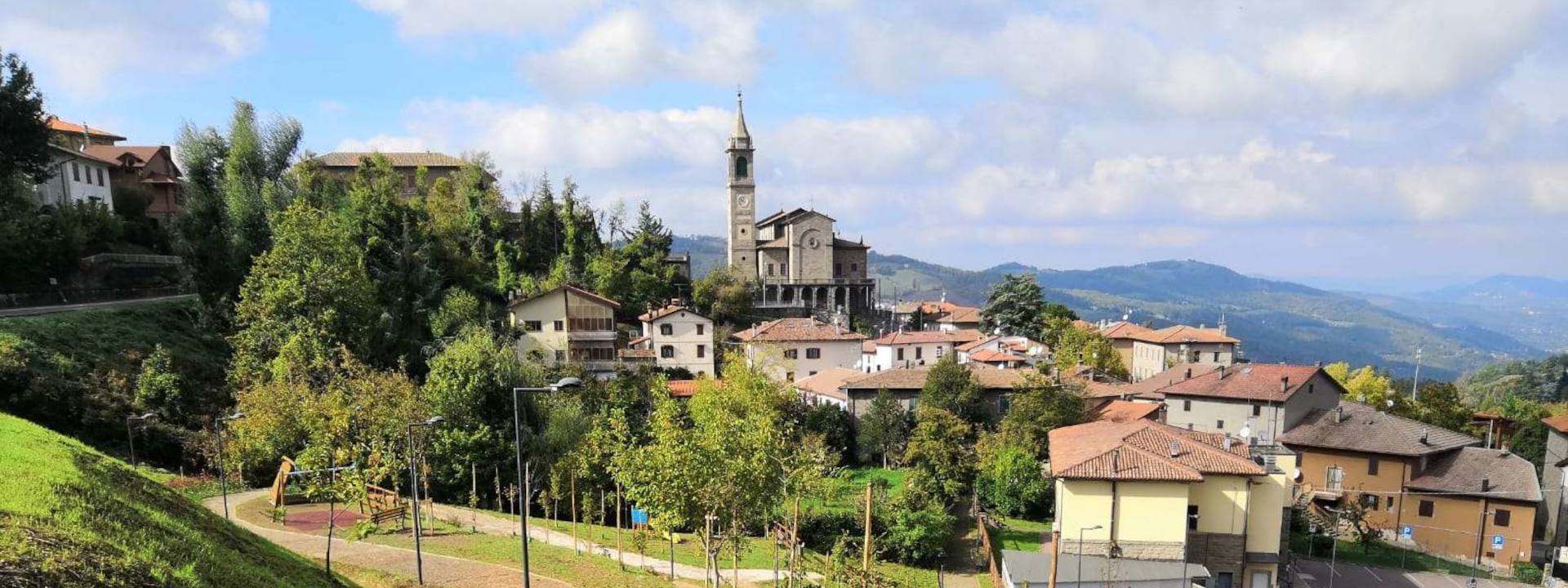 Panorama di Pian del Voglio, frazione di San Benedetto Val di Sambro