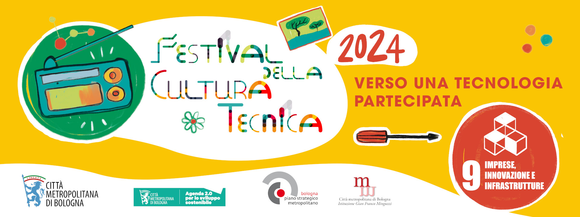 Immagine grafica dell'edizione 2024 del Festival della Cultura Tecnica