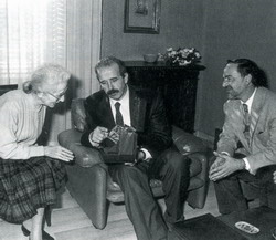 Maria Teresa Morandi, Renzo Imbeni e Lamberto Cotti
